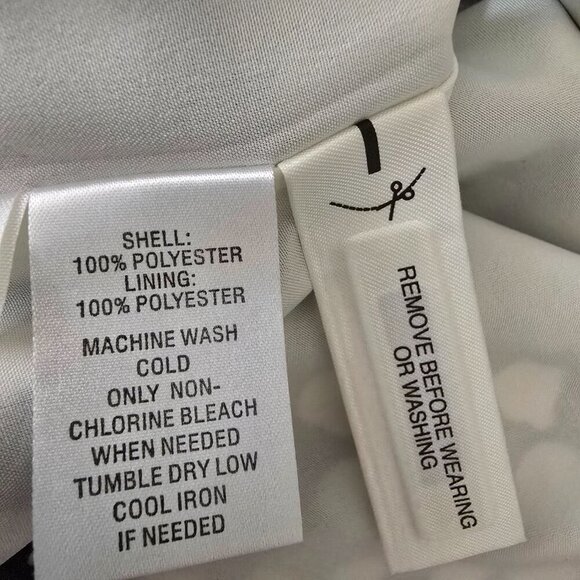 LOFT BLACK AND WHITE DOUBLE LAYERS TANK WITH FRONT TIE WOMENS SIZE S NWOT - Picture 5 of 7